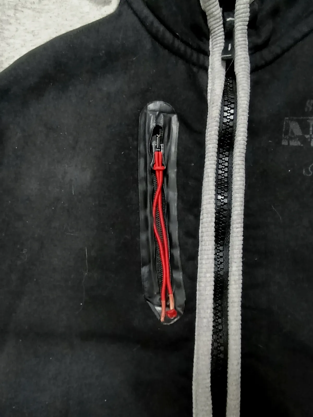Geographical Norway Zip Sweatshirt Jacket Black Grey Vintage Y2K Size L – Geographical Norway – taille L 7