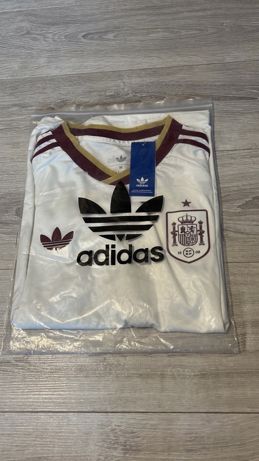 Maillot Espagne/M/Blanc et bordeaux – Adidas – taille M 4