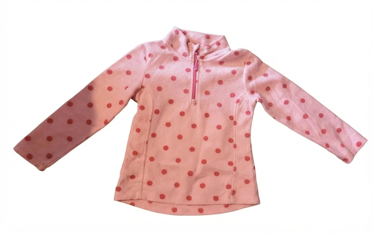 Forro polar rosa con lunares TEX - Talla 4-5 años – TEX – taille 4 ans / 104 cm 2