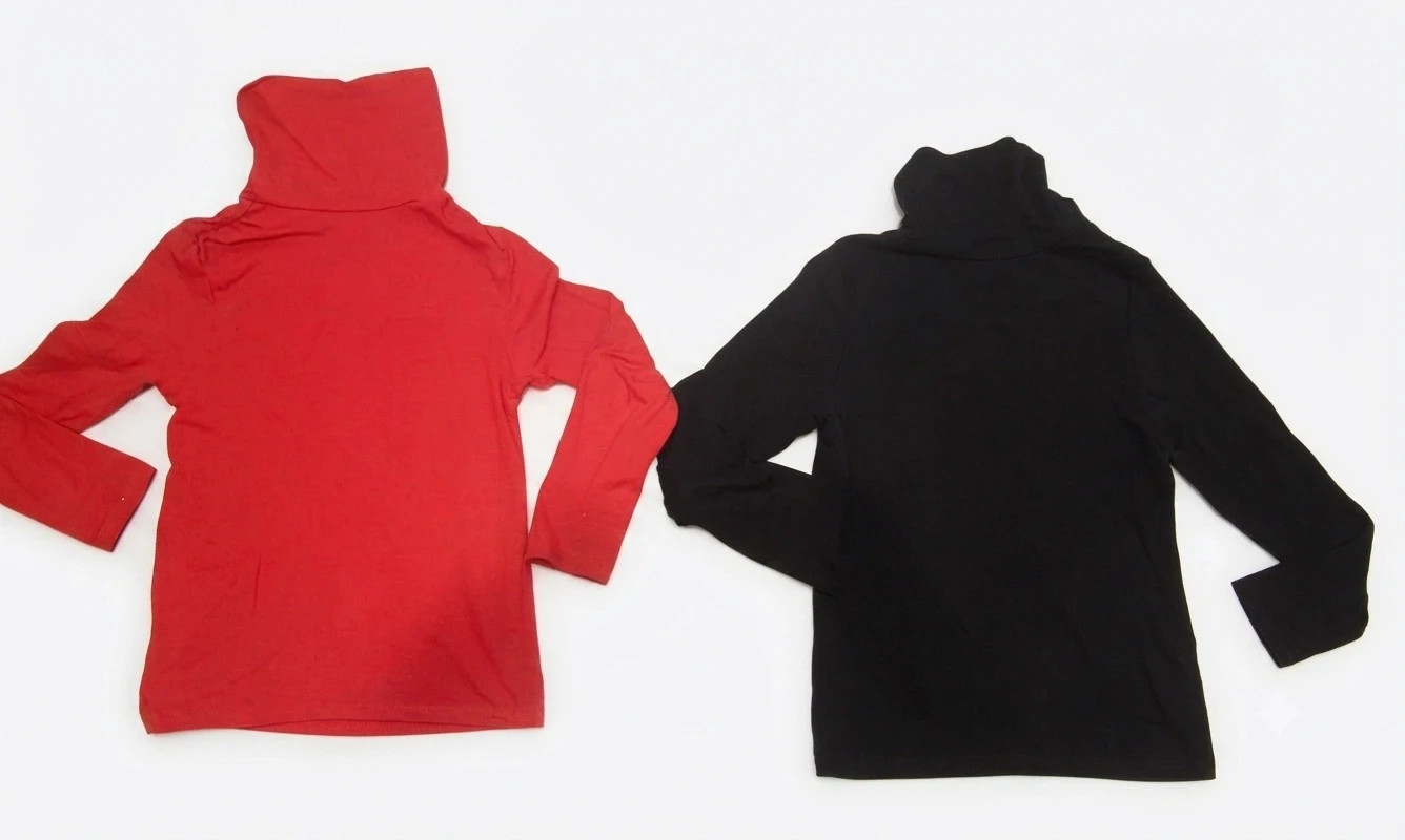 Lote de 4 camisetas de cuello alto de niña/o talla 4/5 años – Kiabi – taille 5 ans / 110 cm