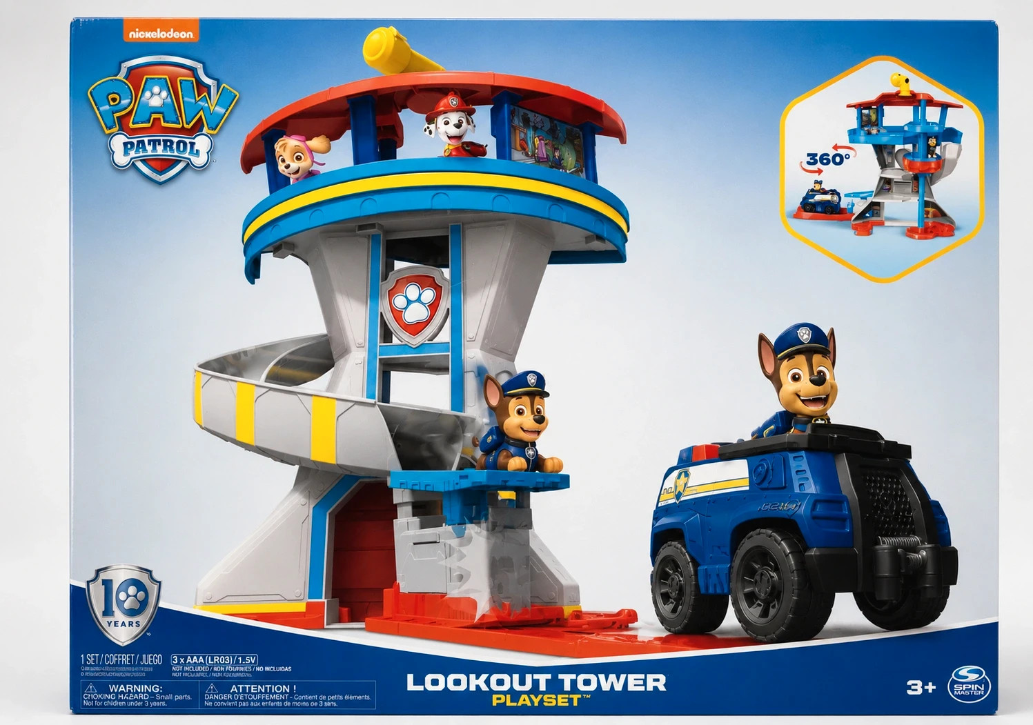 Torre de Control de la Patrulla Canina (Lookout Tower Playset) - Spin Master