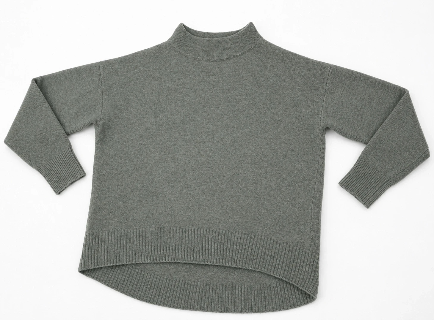 Jersey de punto gris topo con cuello perkins talla 40/42 – Blue Motion – taille M / 38 / 10 2