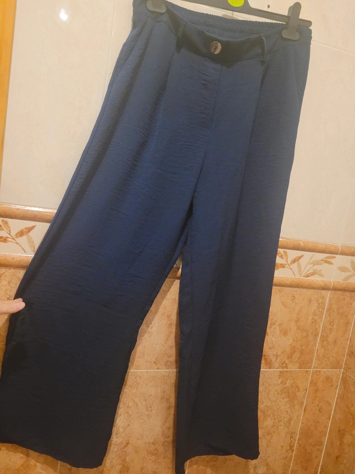 Pantalón ancho azul marino encuentro talla XL como nuevo – Encuentro – taille XL / 42 / 14 3