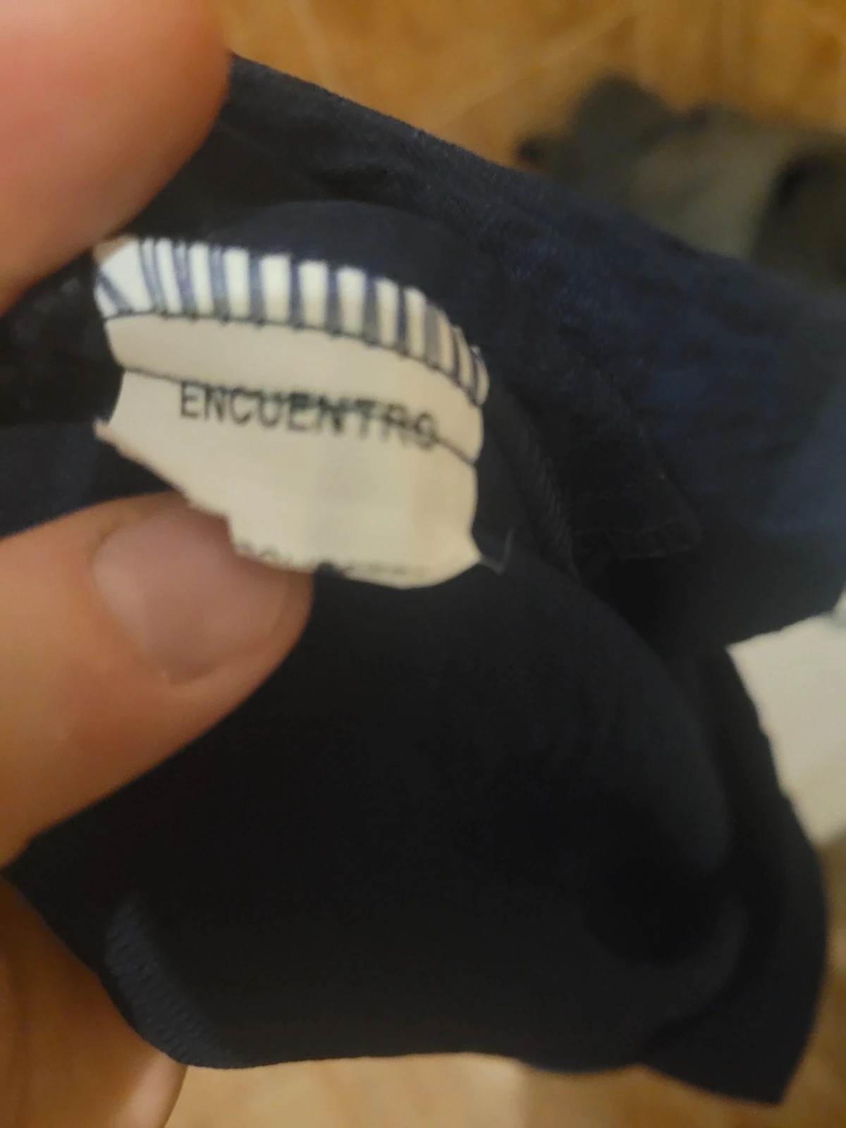 Pantalón ancho azul marino encuentro talla XL como nuevo – Encuentro – taille XL / 42 / 14 5