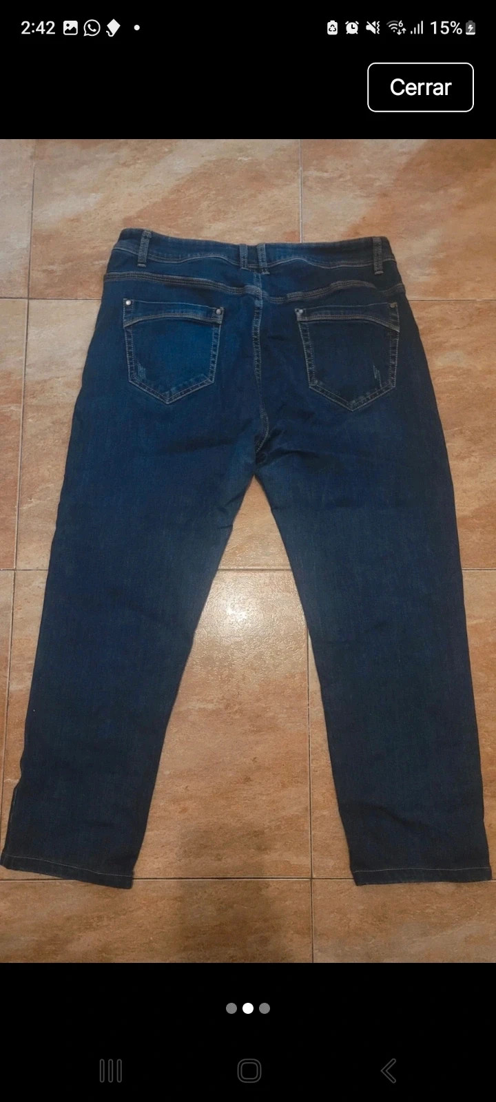 Pantalones vaqueros azul oscuro "By Sasha" Talla 40/42 – By Sasha – taille M 2
