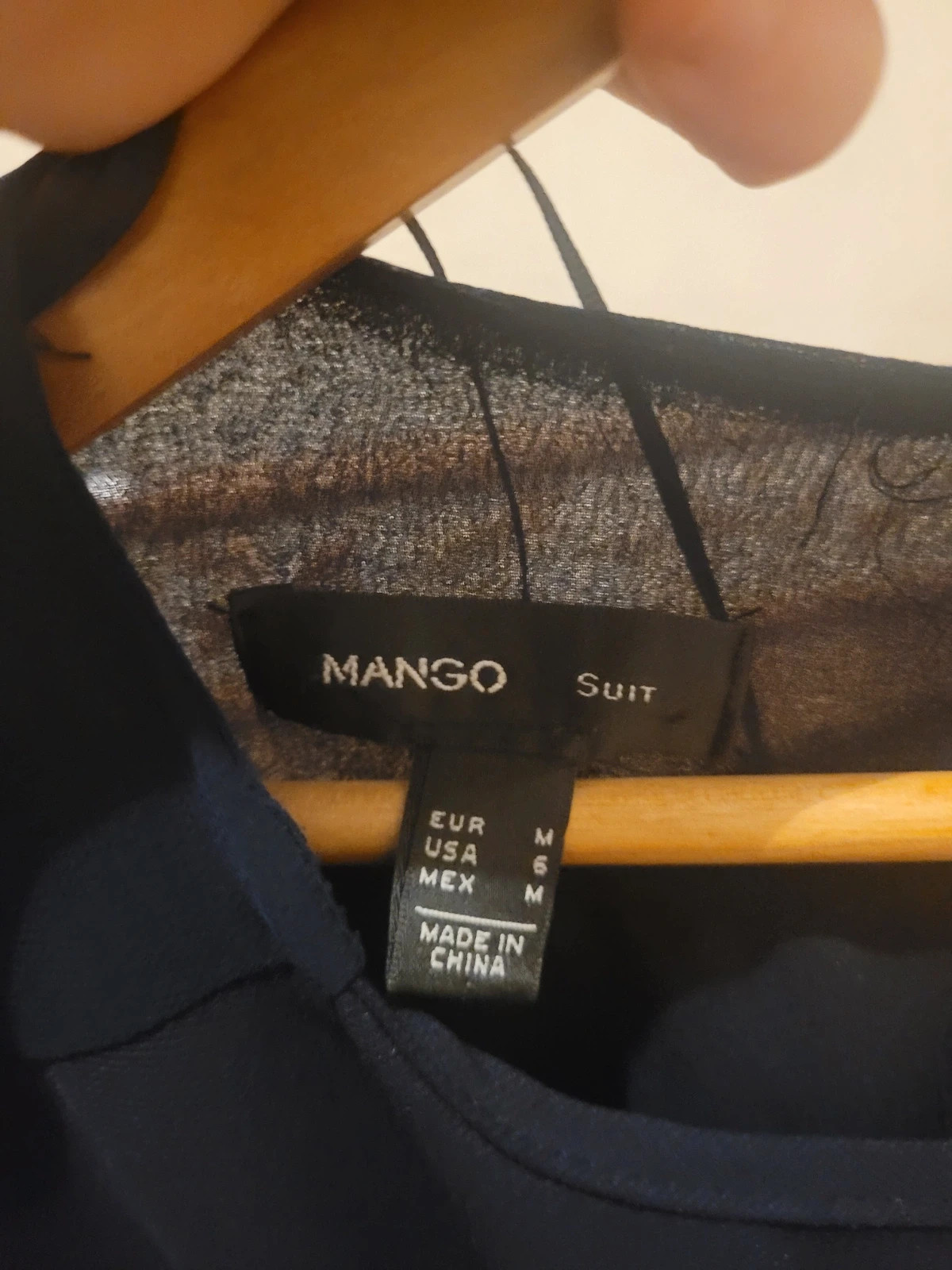 Vestido corto azul marino de Mango talla M – Mango – taille M / 38 / 10 4