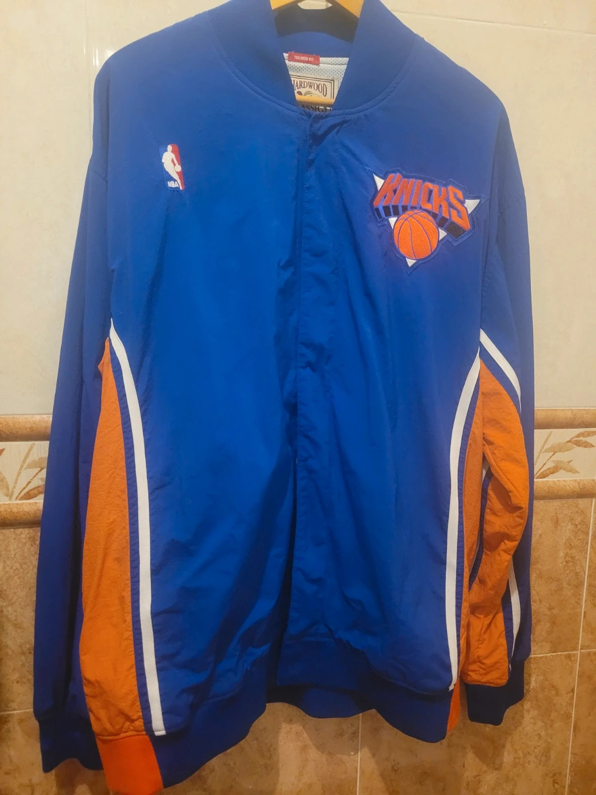 🔥 Authentic Mitchell & Ness NY Knicks Hardwood Classics Jacket vintege- 2XL / Great Condition – Mitchell & Ness – taille XXL