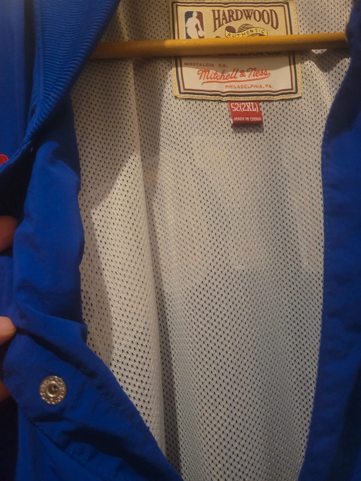 🔥 Authentic Mitchell & Ness NY Knicks Hardwood Classics Jacket vintege- 2XL / Great Condition – Mitchell & Ness – taille XXL 3
