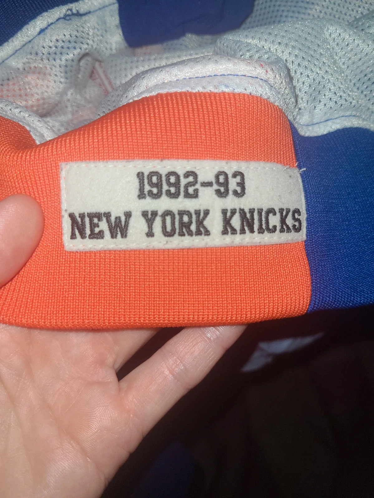 🔥 Authentic Mitchell & Ness NY Knicks Hardwood Classics Jacket vintege- 2XL / Great Condition – Mitchell & Ness – taille XXL 5