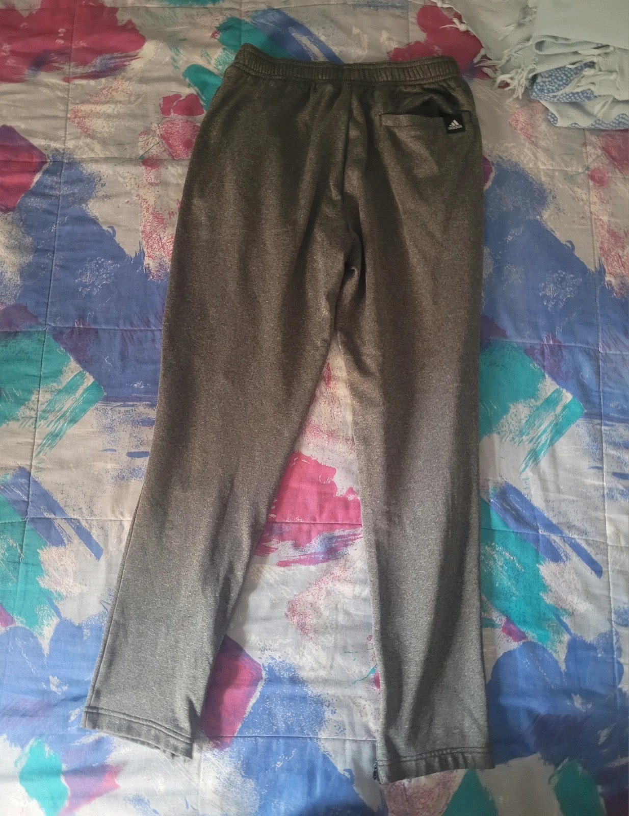 Pantalón chándal Adidas gris jaspeado, talla S – adidas – taille S 2