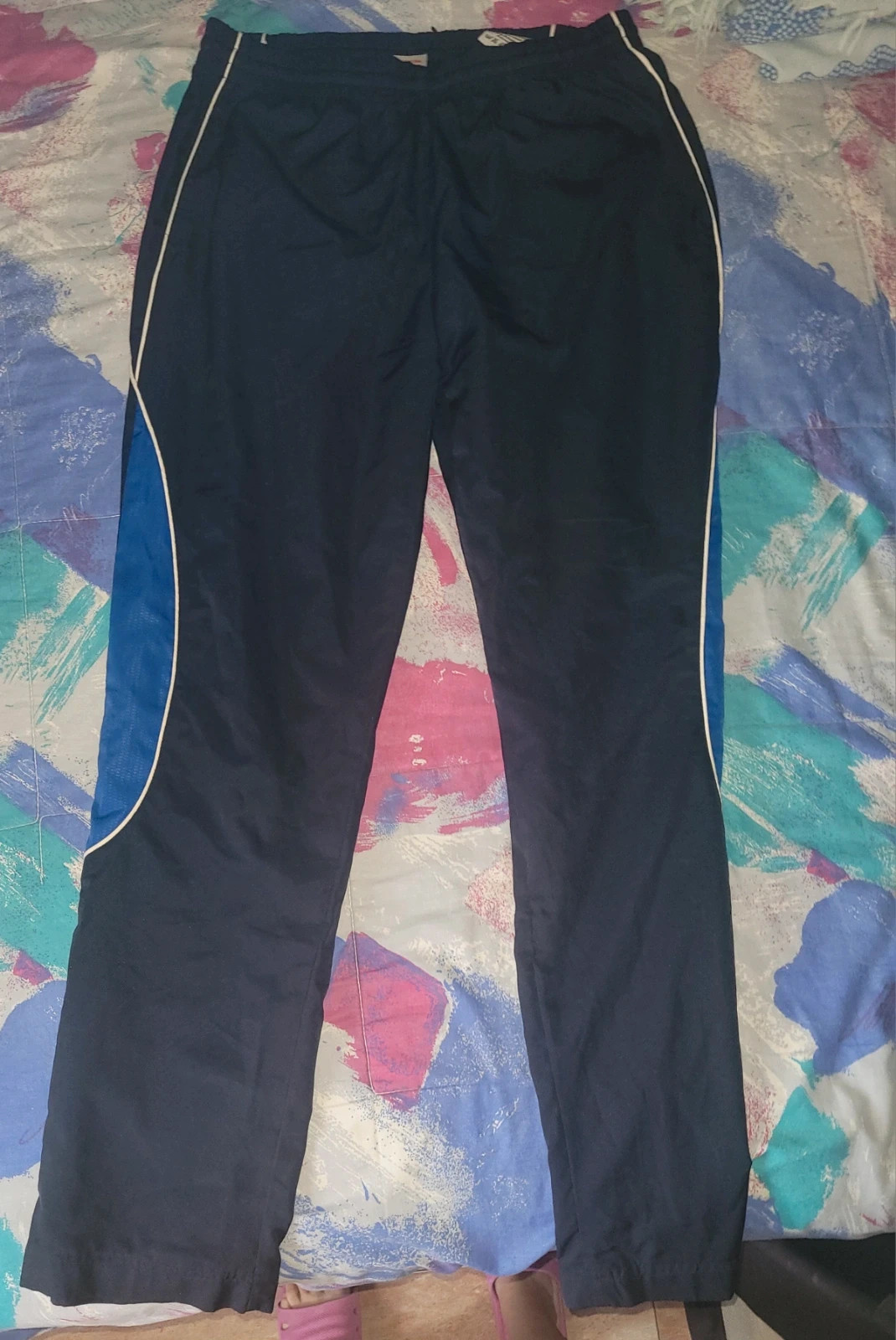 Pantalones de chándal Kappa azul marino y azul cobalto talla M Xtqlla