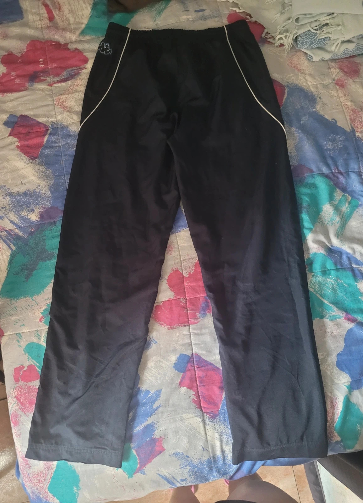 Pantalones de chándal Kappa azul marino y azul cobalto talla M Xtqlla – Kappa – taille M 2