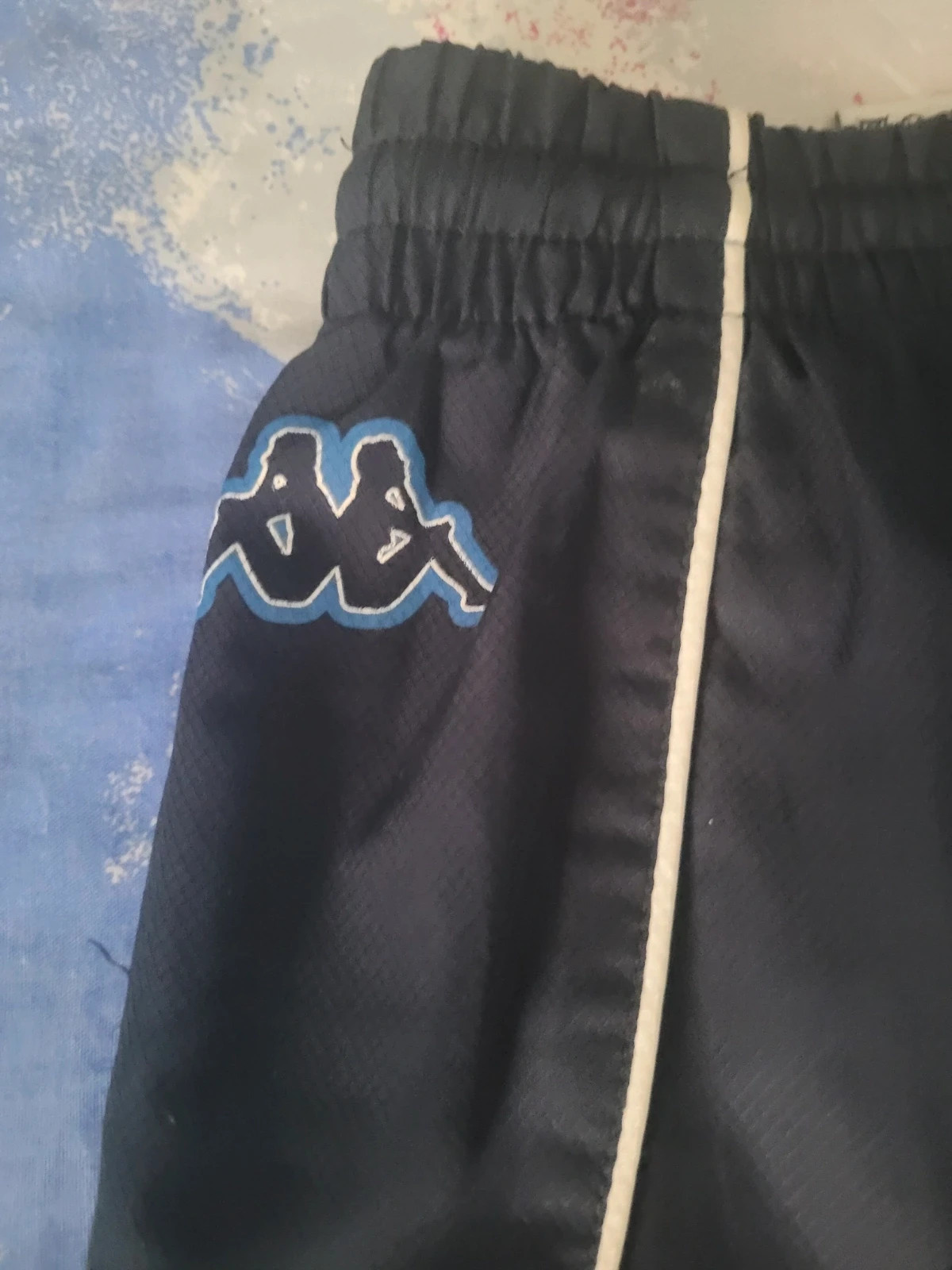 Pantalones de chándal Kappa azul marino y azul cobalto talla M Xtqlla – Kappa – taille M 3