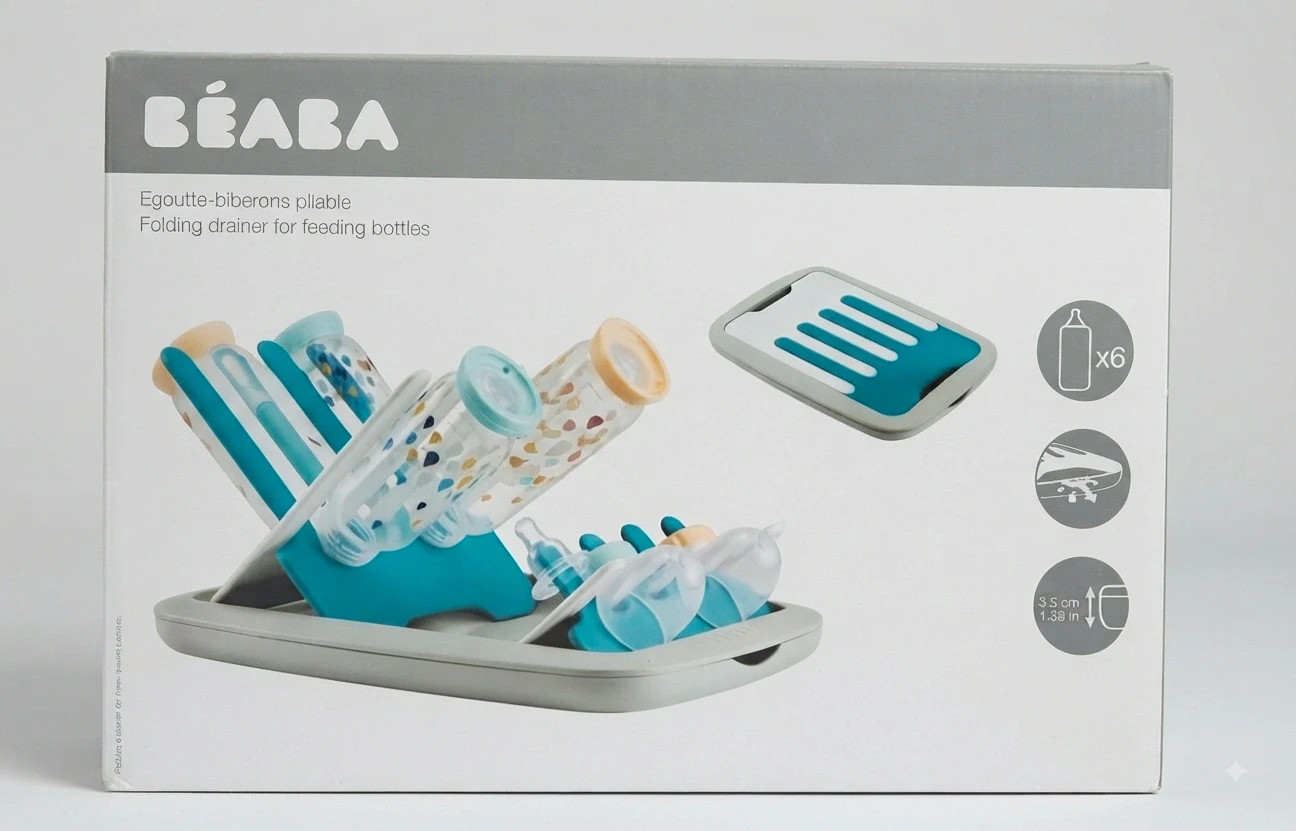 Escurridor de biberones plegable de la marca Béaba.