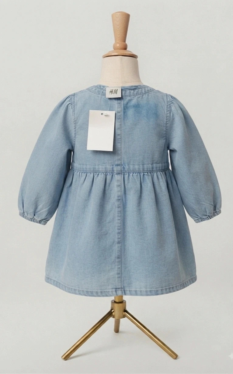 Vestido vaquero H&M bebé talla 12/18 meses – H&M – taille 12-18 mois / 80 cm 2