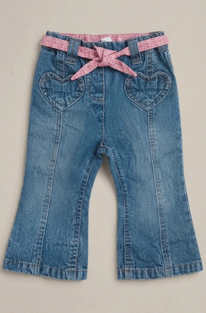 Vaqueros de campana niña c&a talla 74 cm 9-12 meses – C&A – taille 9-12 mois / 74 cm 2