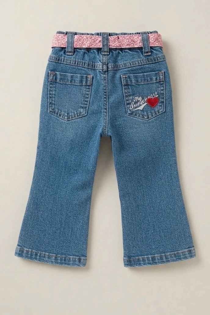 Vaqueros de campana niña c&a talla 74 cm 9-12 meses – C&A – taille 9-12 mois / 74 cm 3