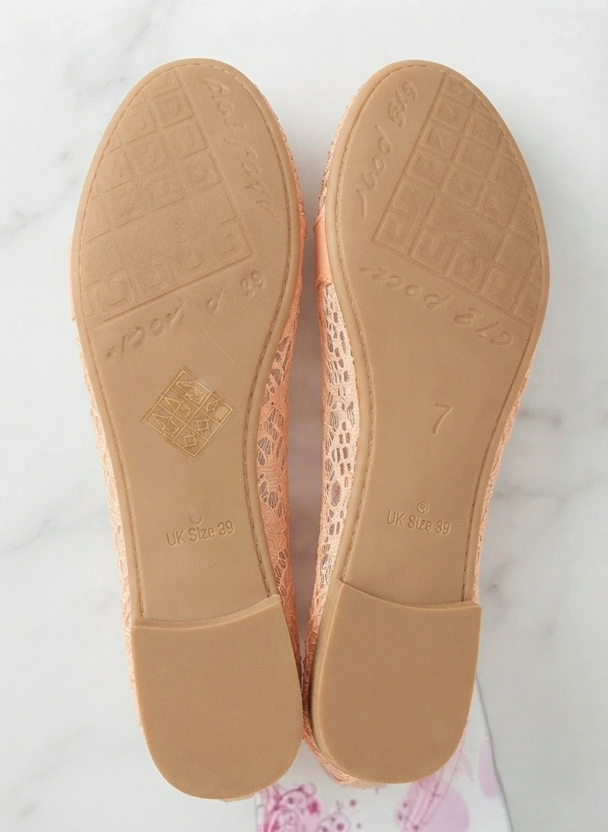 Bailarinas de pedrería y encaje talla 40 – Pretty Shoes – taille 40 2