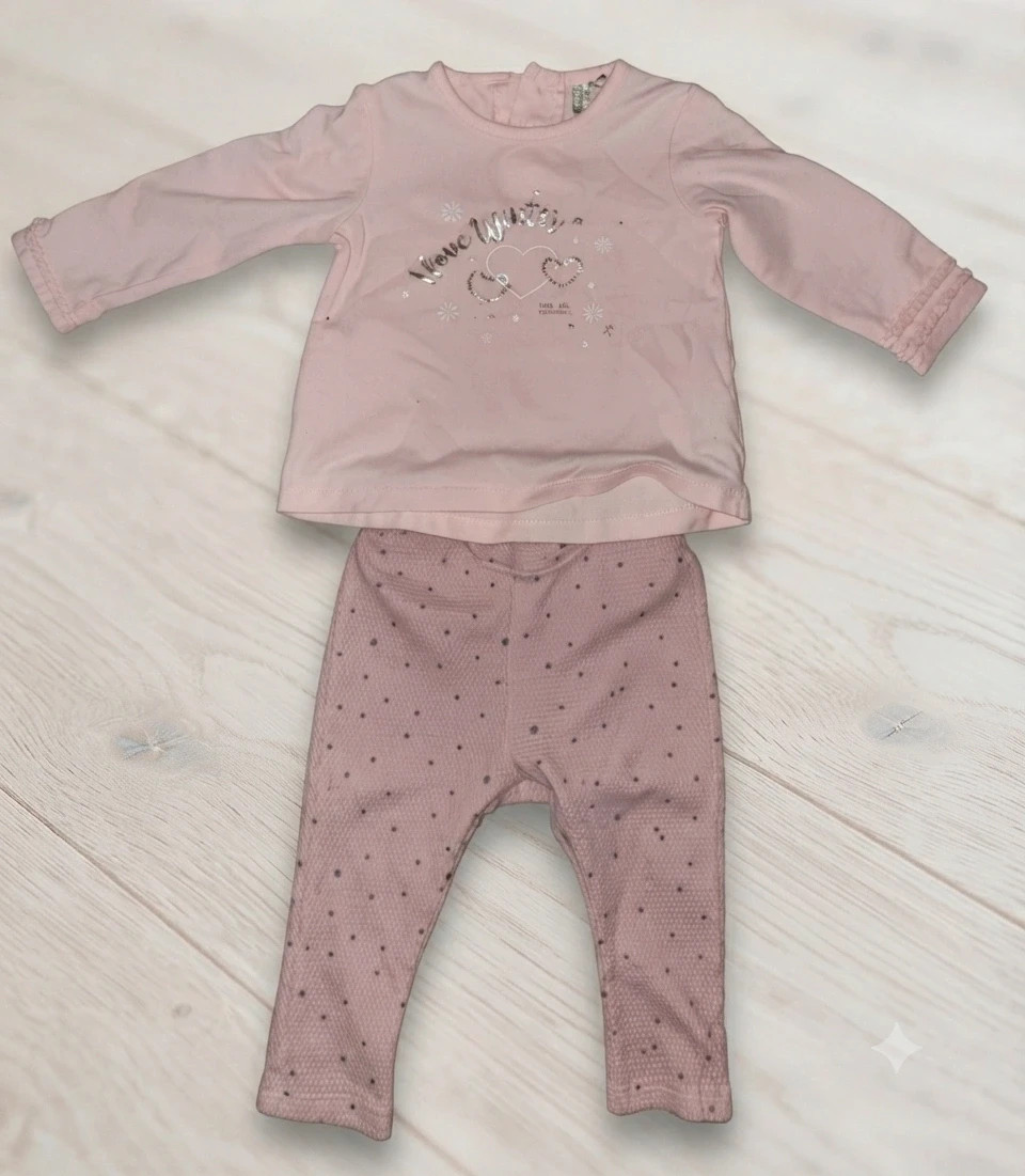 Lote de tres conjuntos infantiles talla 6/9 meses