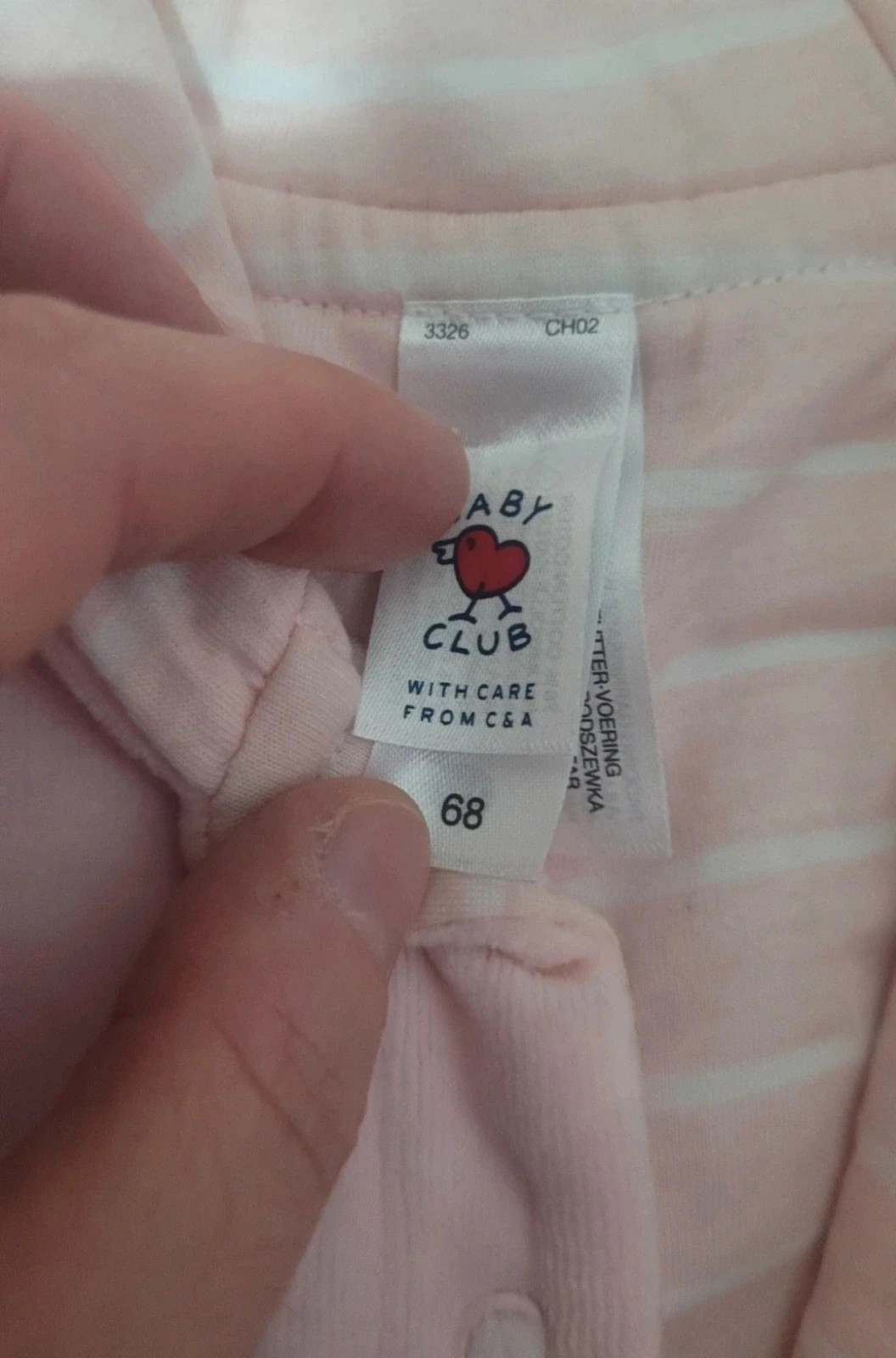 Lote de 2 chaquetitas / abrigos de peluche para bebé – Baby Club – taille 6-9 mois / 68 cm 4