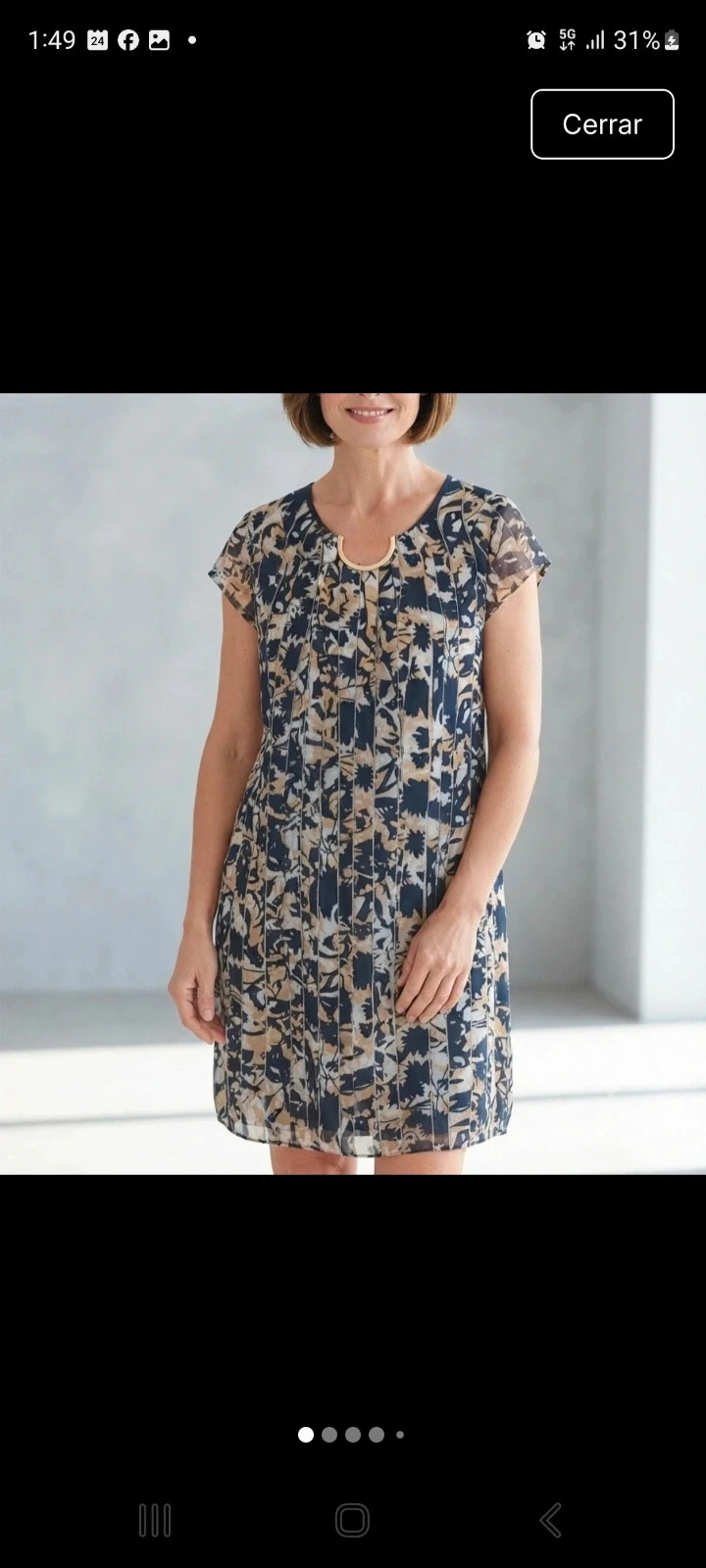 Vestido estampado Dolcezza (Talla 52) – Dolcezza – taille 6XL / 52 / 24 3