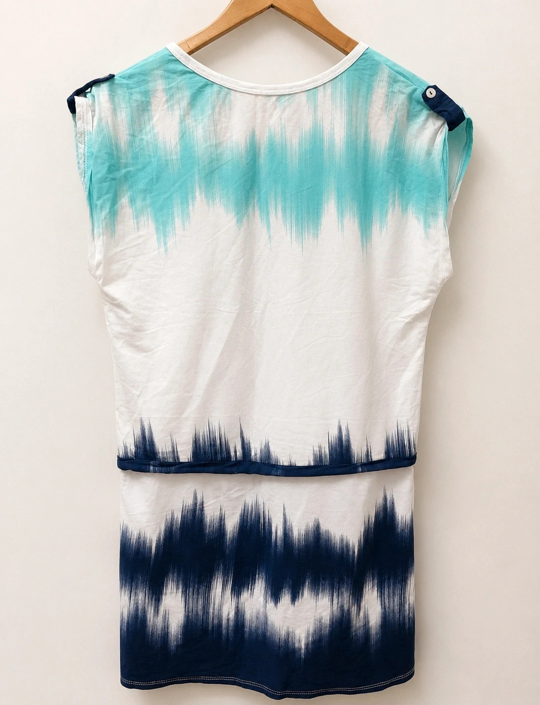 Vestido corto estilo tie-dye con cordón ajustable talla M – sin marca – taille M / 38 / 10 4
