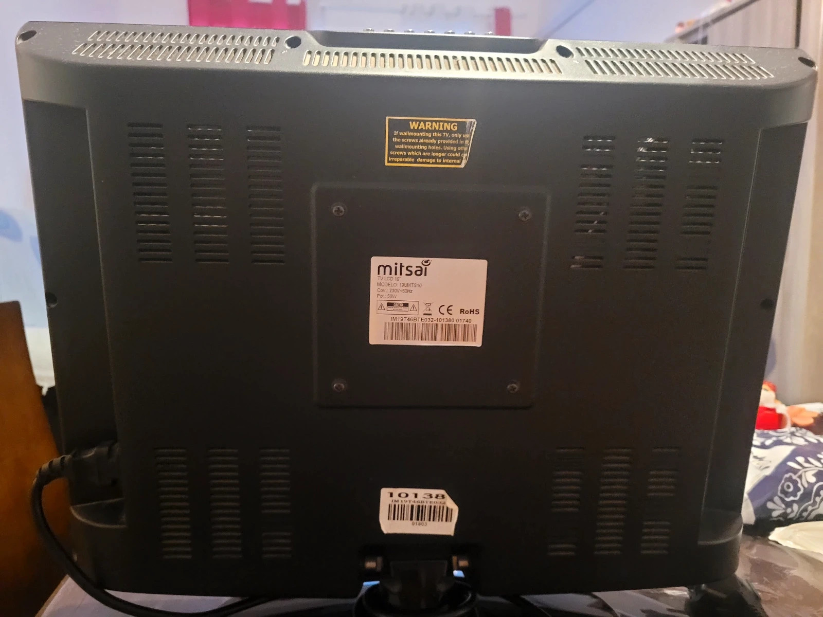 Televisor Mitsai 19" LCD - para monitor o habitación pequeña – MITSAI 3