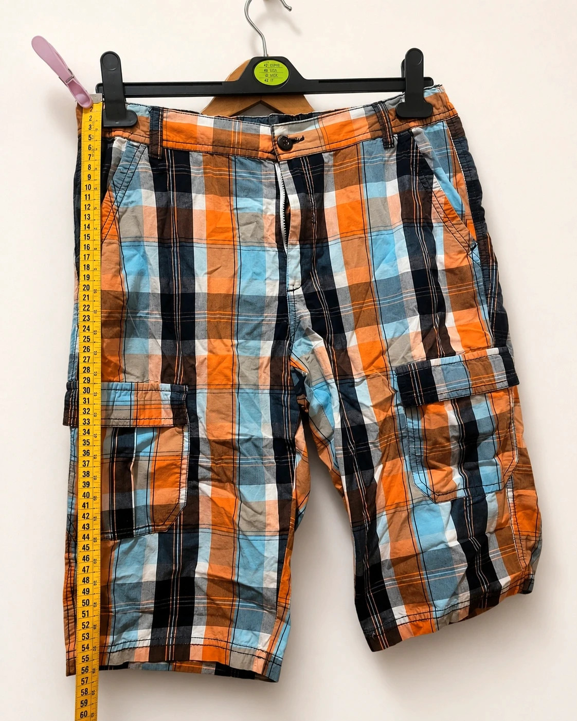 Bermudas cargo cuadros C&A (170/176) – C&A – taille 15 ans / 170 cm