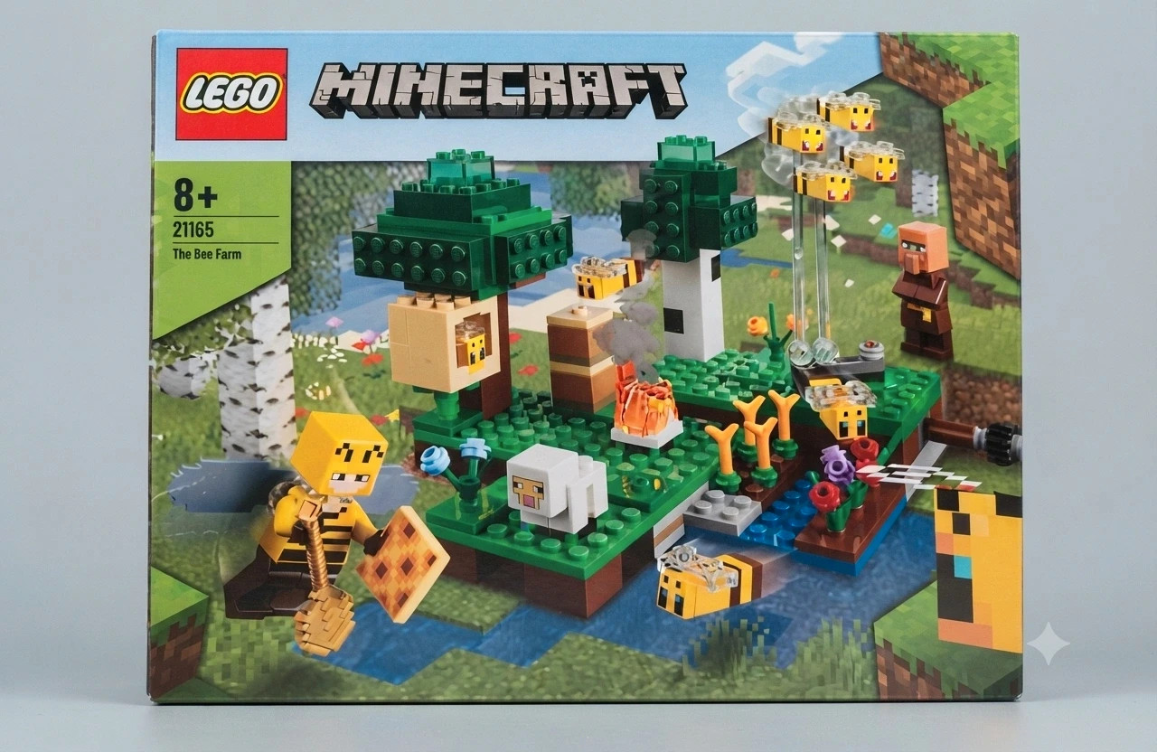 LEGO Minecraft 21165 La Granja de Abejas con instruciones