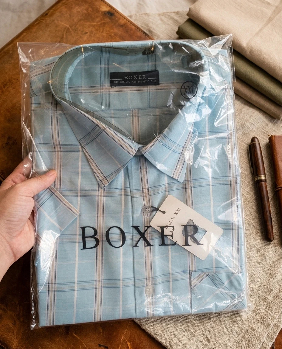 Camisa de hombre BOXER – Nueva con etiqueta (Talla XXL) – Boxer – taille XXL