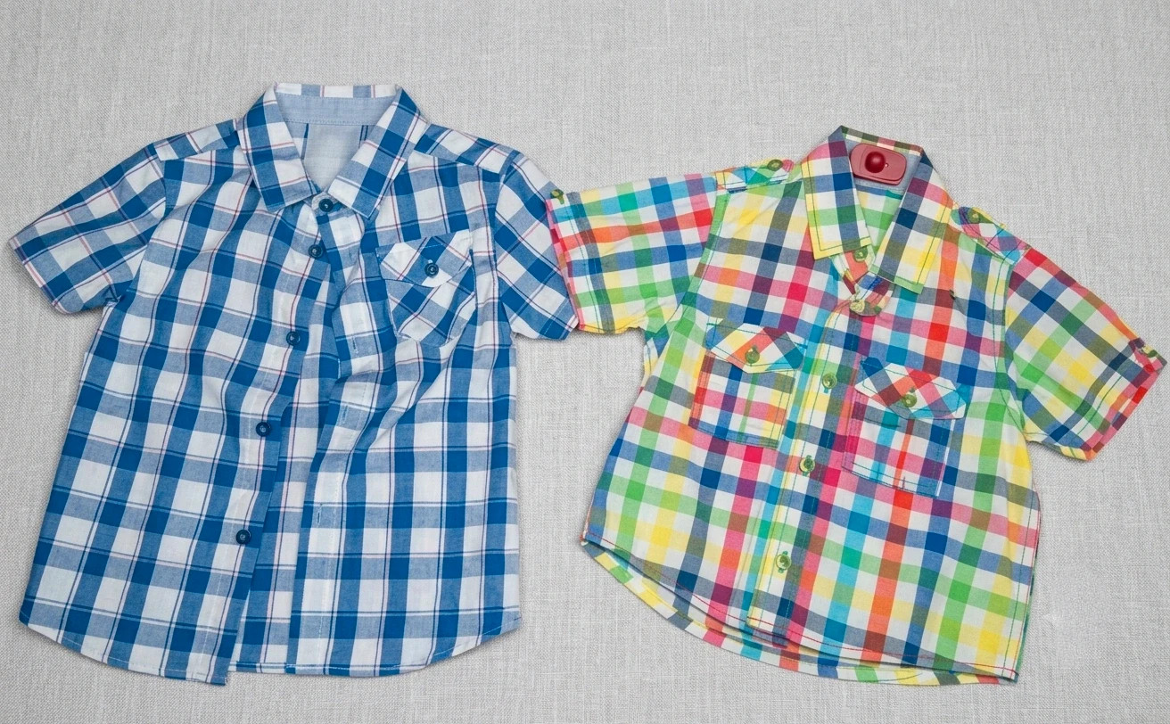 Lote de 2 camisas de cuadros (12-18 meses) – Primark – taille 12-18 mois / 80 cm