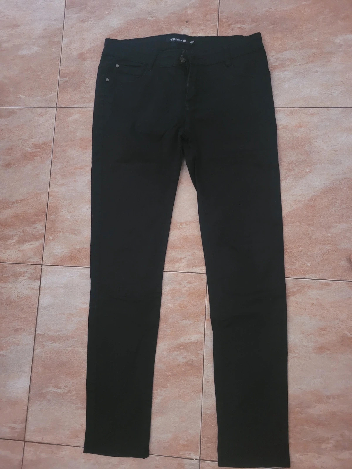 Pantalón pitillo negro - Miss Natalie (Talla 48