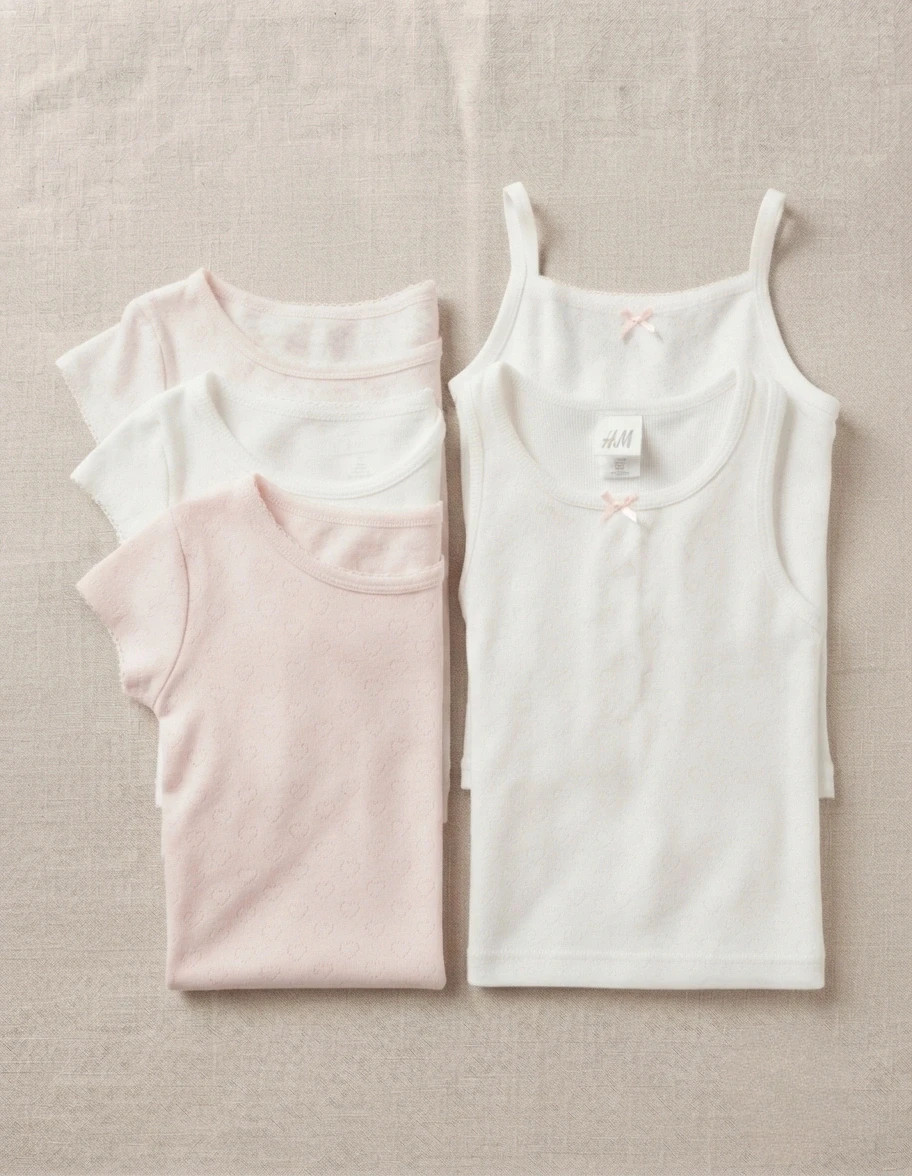 Lote de camisetas y camisetas de tirantes (5-6 años) – Primark – taille 5 ans / 110 cm