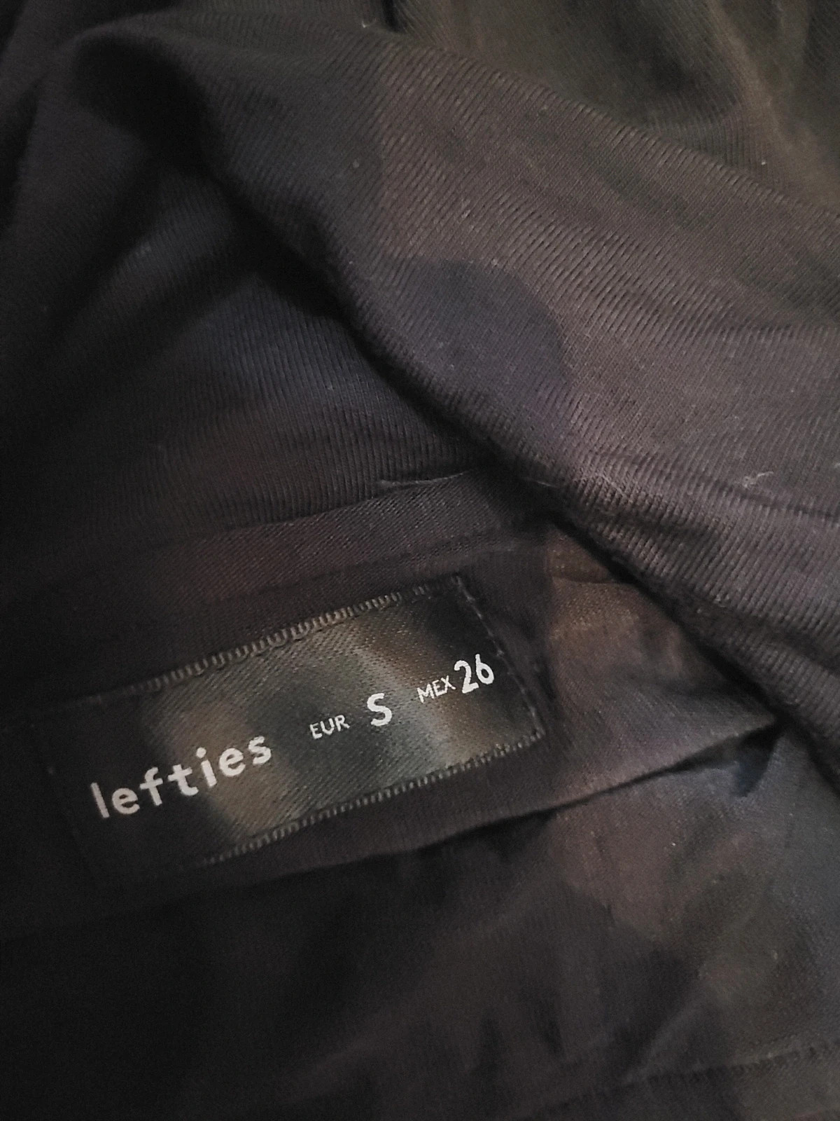 Top azul asimétrico hombros descubiertos Lefties T-S – Lefties – taille S / 36 / 8 3