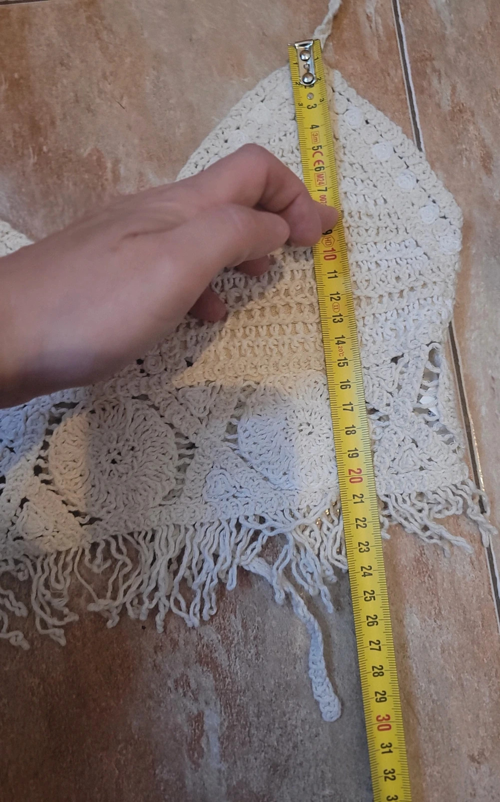 Top crop de crochet blanco de la marca Lemon Fashion – lemon fashion – taille S / 36 / 8 4