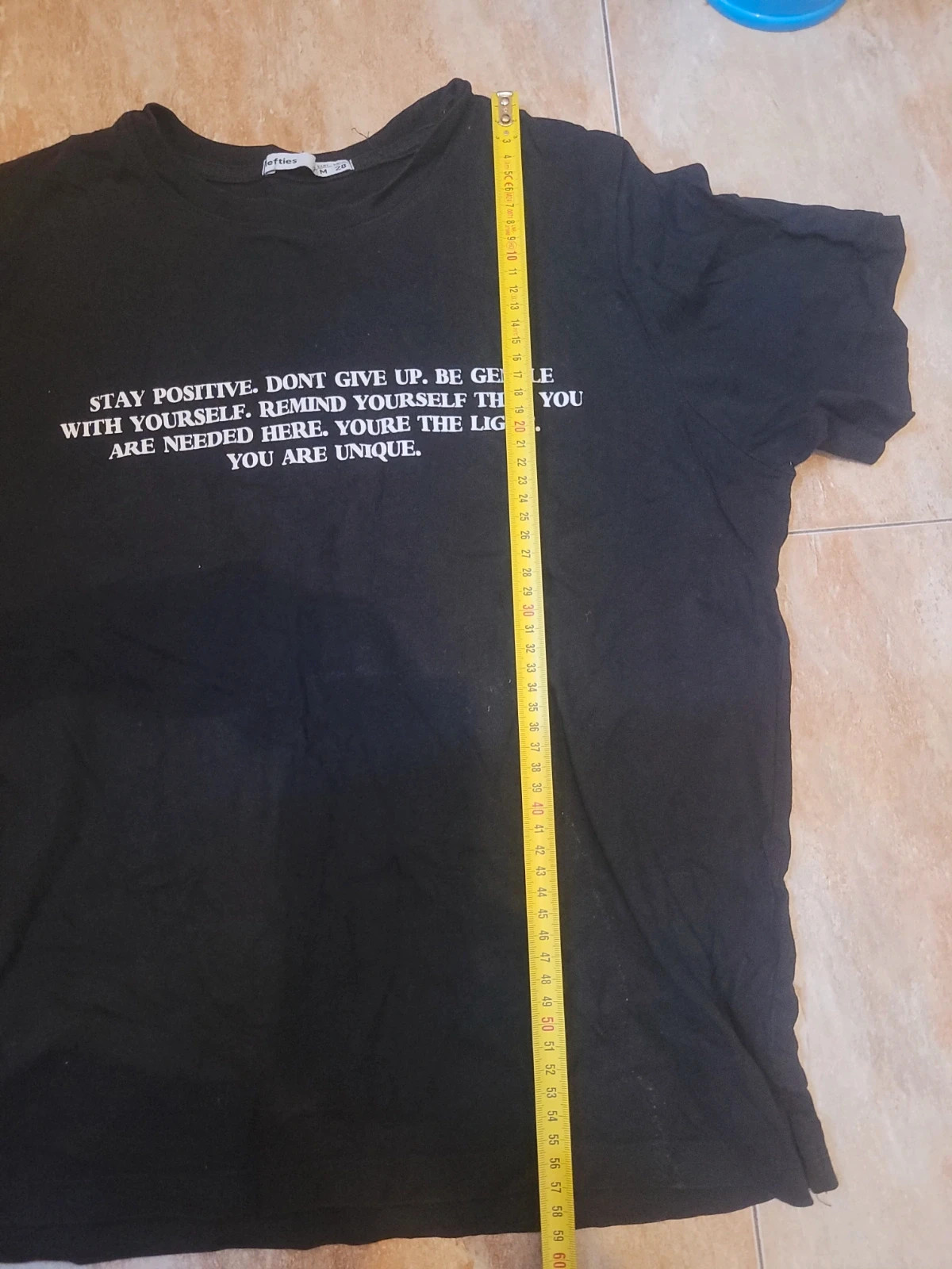 Camiseta negra de manga corta Lefties talla M – Lefties – taille M 4