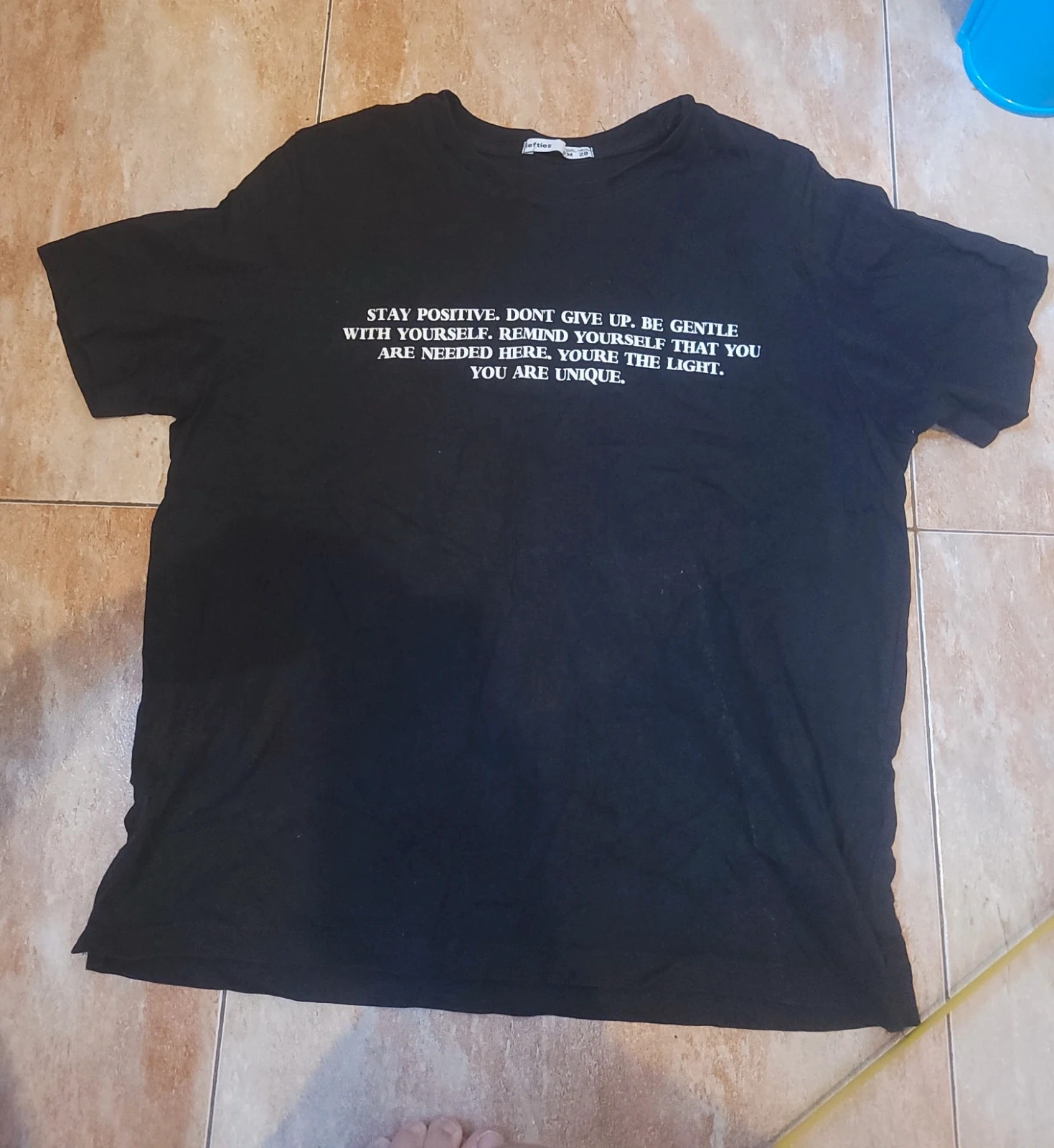 Camiseta negra de manga corta Lefties talla M – Lefties – taille M 2