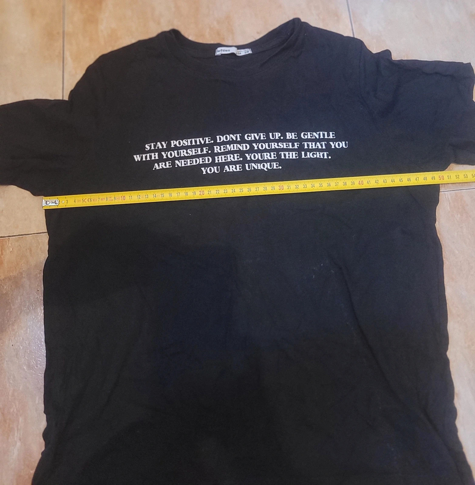 Camiseta negra de manga corta Lefties talla M – Lefties – taille M 3