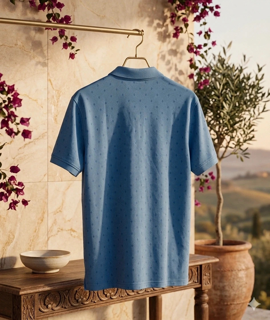 Polo azul satisfying wear talla L como nuevo – satisfying wear – taille L 2