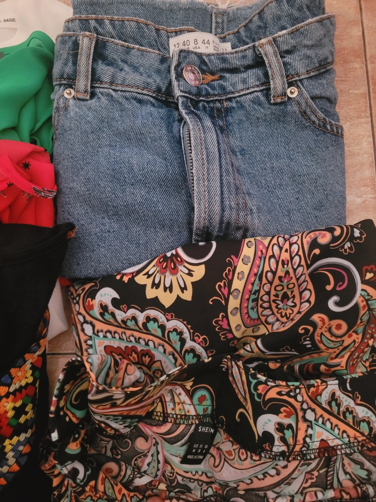 Lote 6 prendas: faldas y tops tallas m y 40/42 Sfera Primark Shein – sfera, shein, primark – taille L / 40 / 12 3