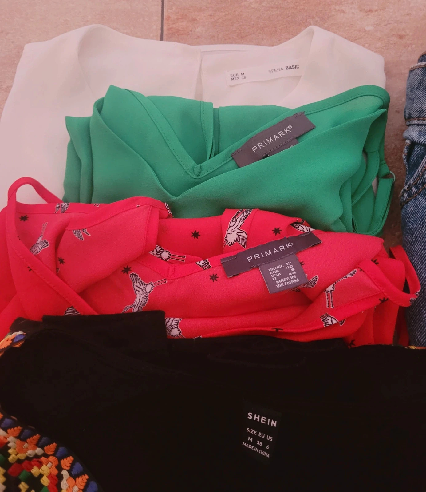 Lote 6 prendas: faldas y tops tallas m y 40/42 Sfera Primark Shein – sfera, shein, primark – taille L / 40 / 12 2