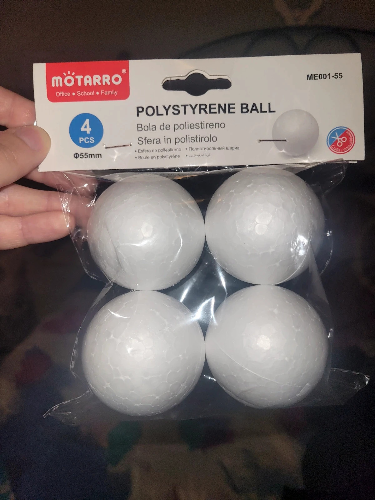 Bolas de poliestireno motorro 55mm nuevas – sin marca