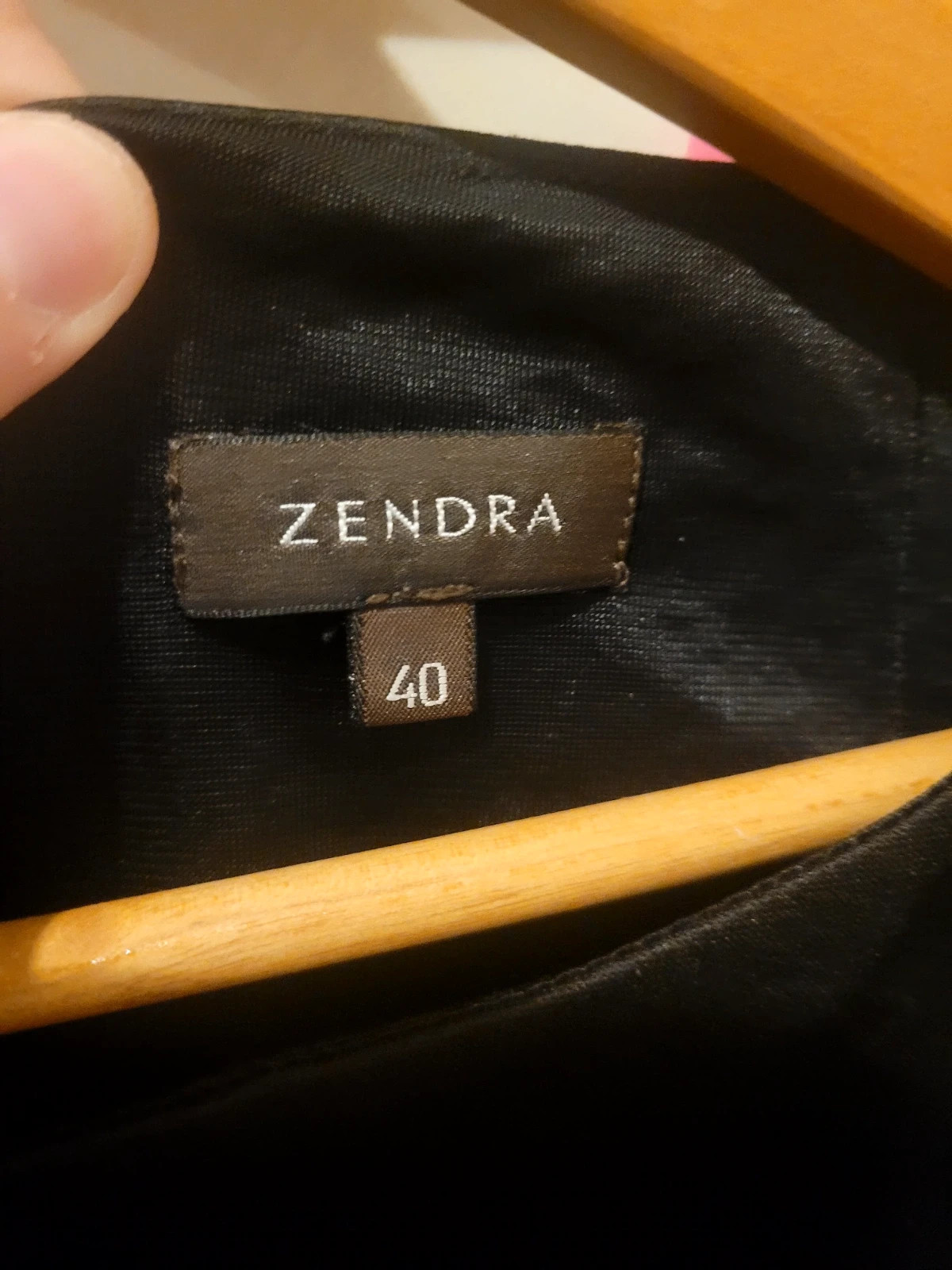 Vestido negro de tubo endra el corte Inglés talla 40 – Zendra – taille L / 40 / 12 2