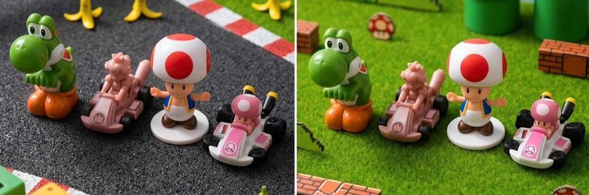 Pack 4 Figuras Nintendo - Mario Kart & Super Mario