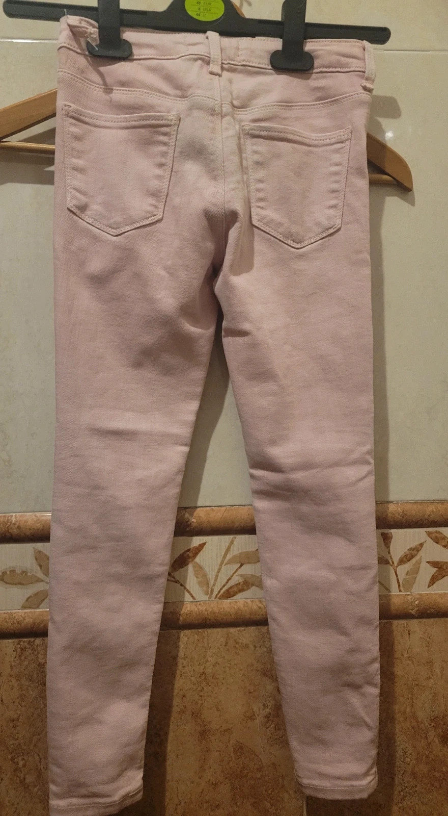 Pantalones pitillo Zara Girls - Rosa Pastel – Zara Girls – taille 8 ans / 128 cm 2