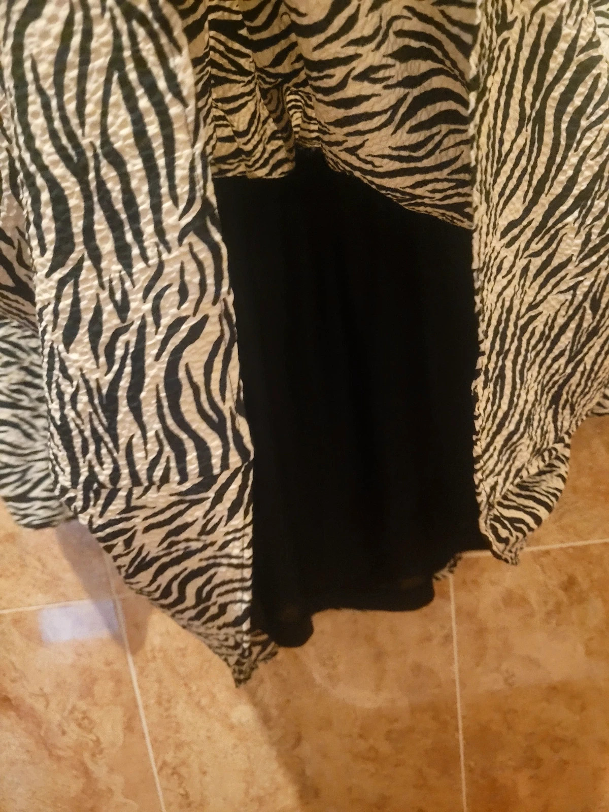 Vestido corto cebra Bershka - Talla L – Bershka – taille L / 40 / 12 3