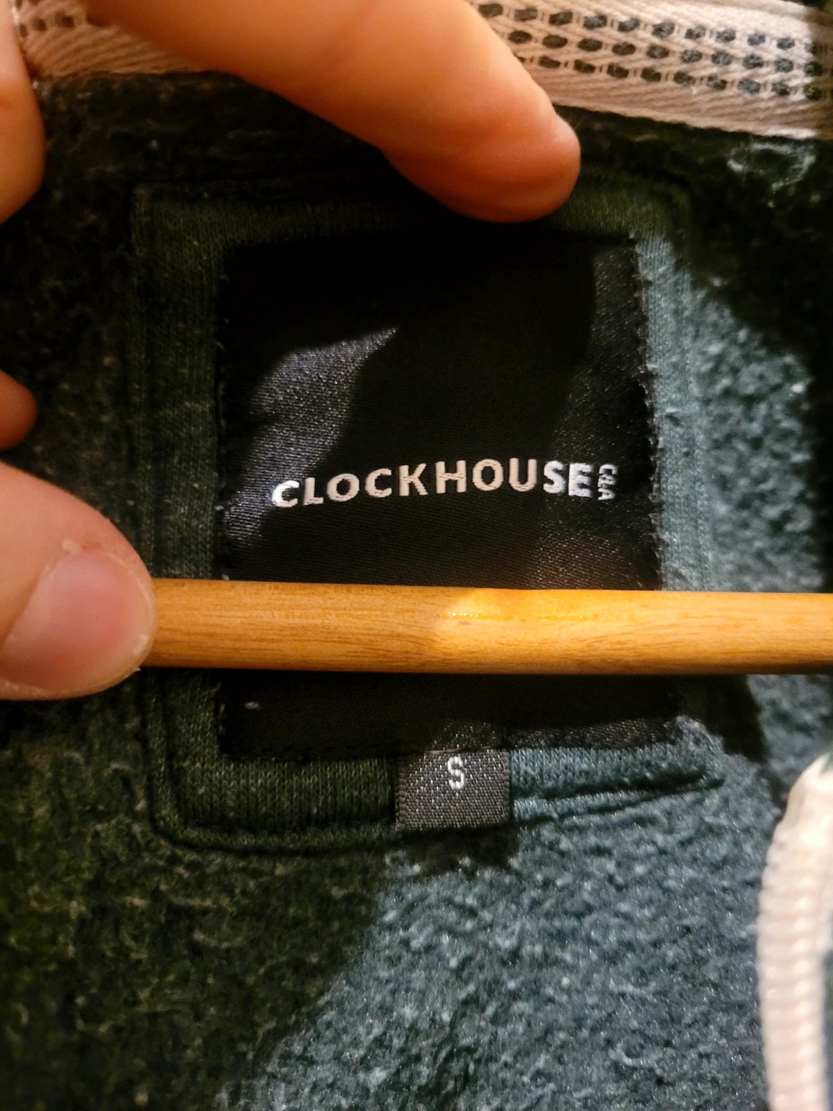 Sudadera con capucha y cremallera verde - Talla S - Clockhouse (C&A) – Clockhouse – taille S 3