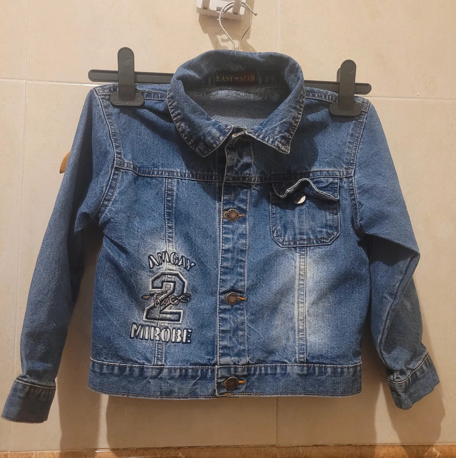 Chaqueta vaquera infantil "East Star" - Talla 5-6 años – east star – taille 5 ans / 110 cm 4