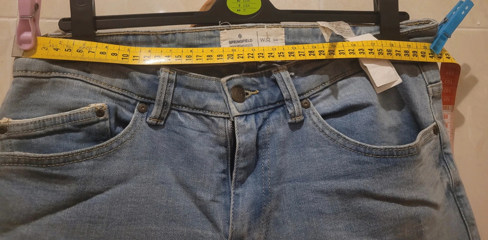 Vaqueros Springfield Slim Fit - Talla W32 (42 ESP) – Springfield – taille L 5