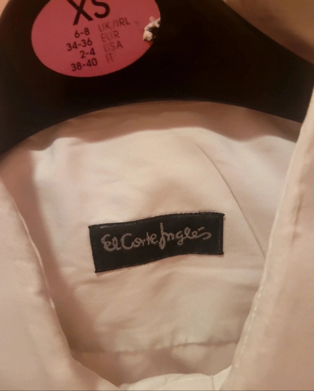 👔 Camisa blanca básica El Corte Inglés - Talla XS – El Corte Inglés – taille XS 3